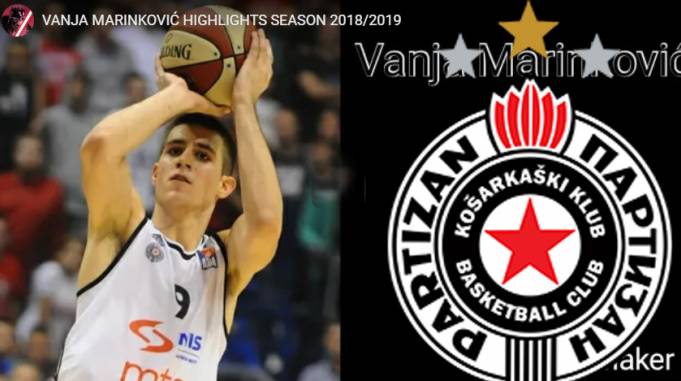 VANJA MARINKOVIĆ IZLAZI NA DRAFT, HOĆE GA NEKOLIKO NBA KLUBOVA, za Partizanovog šutera zainteresovan i Olimpikakos!